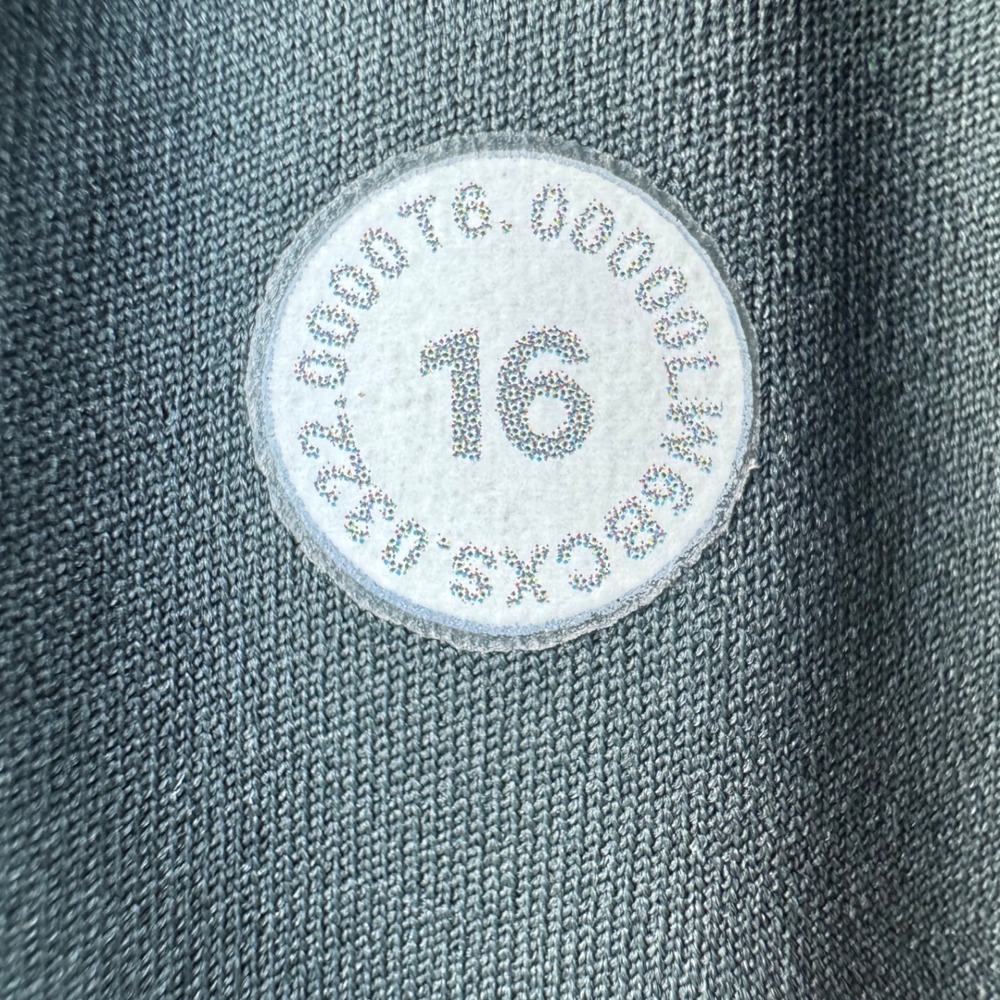 Lululemon Fast and Free High-Rise Crop II 23 Spruce Green W6BCXS Leggings sz 16 - Picture 2 of 6